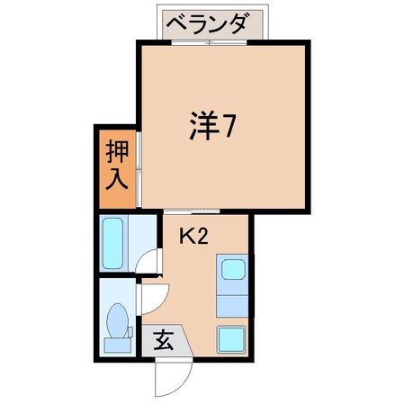 パルセ上ノ橋の物件間取画像